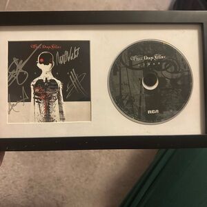 Three Days Grace Framed CD and Cover Art